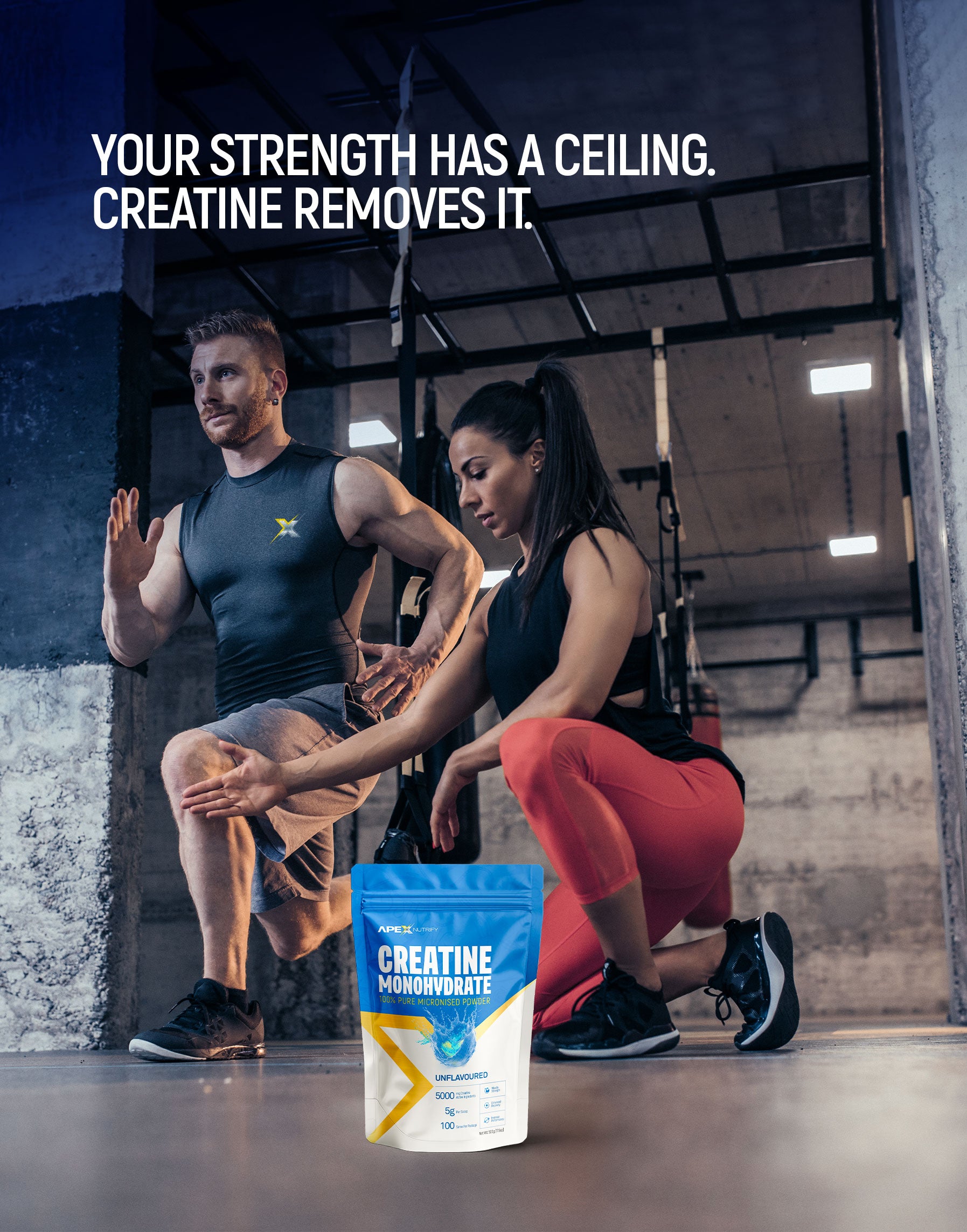 BUY 2 GET 1 FREE MICRONISED CREATINE MONOHYDRATE 500G