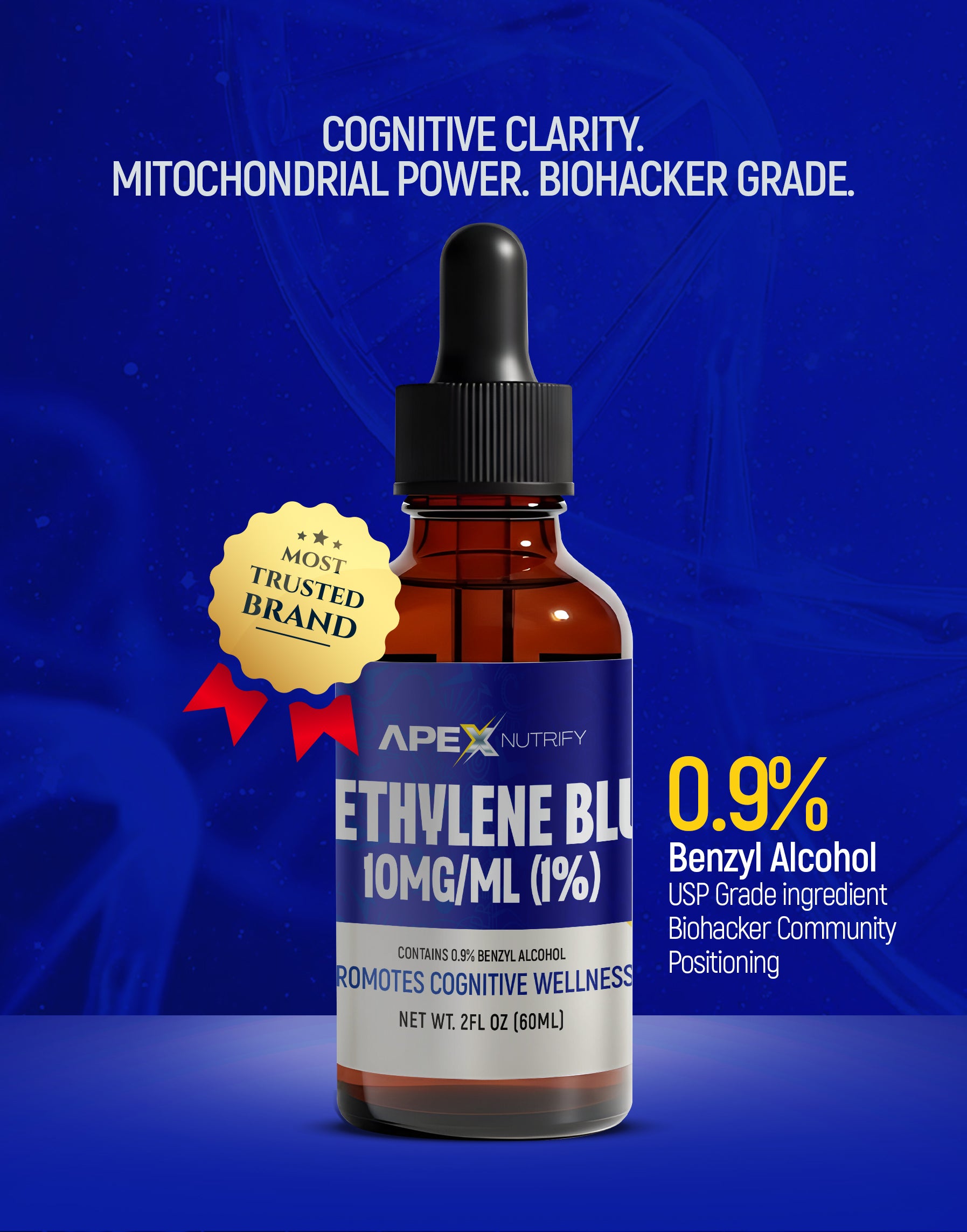 METHYLENE BLUE 60ML 10MG/ML (1% SOLUTION)