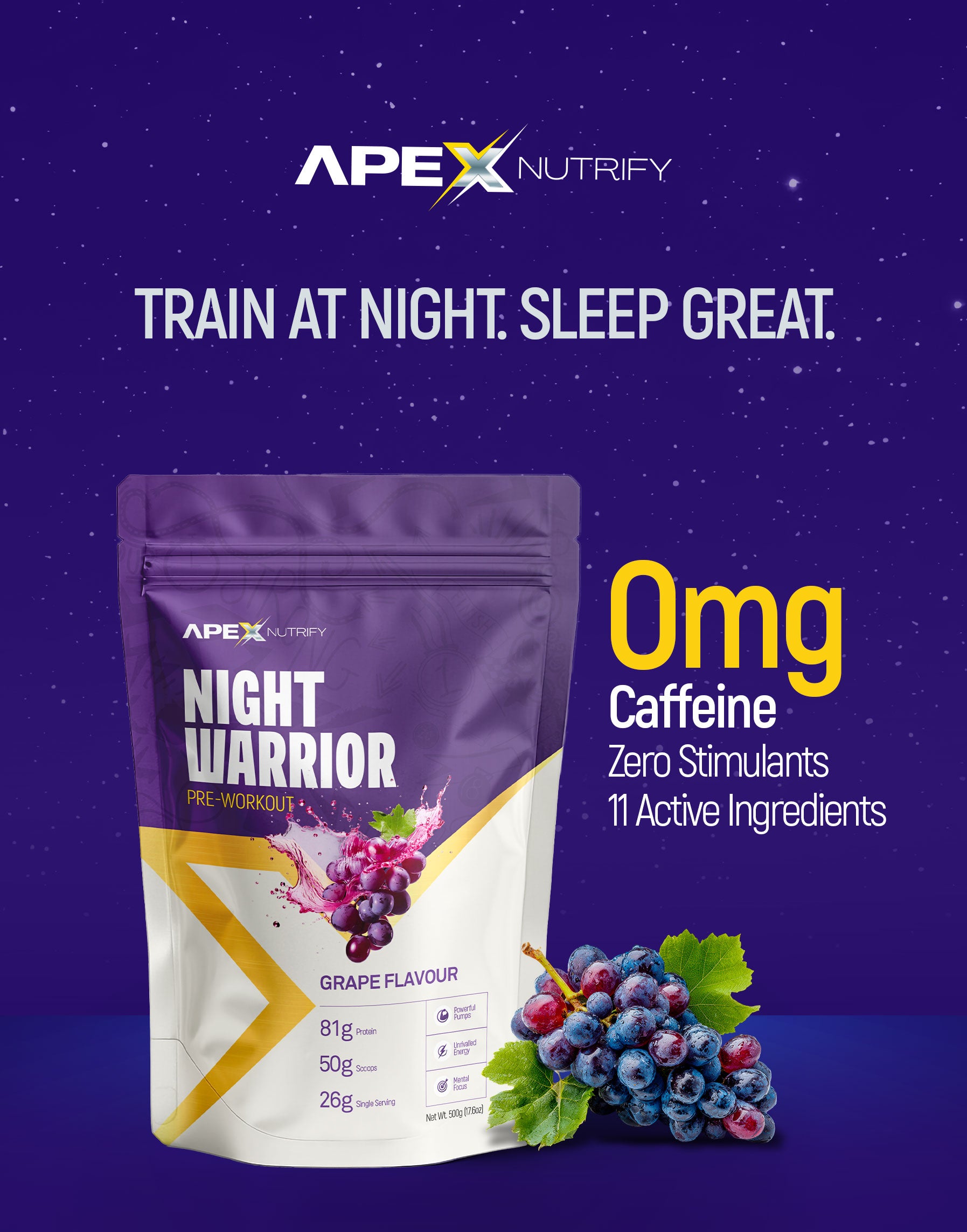 NIGHT WARRIOR CAFFEINE-FREE PRE-WORKOUT