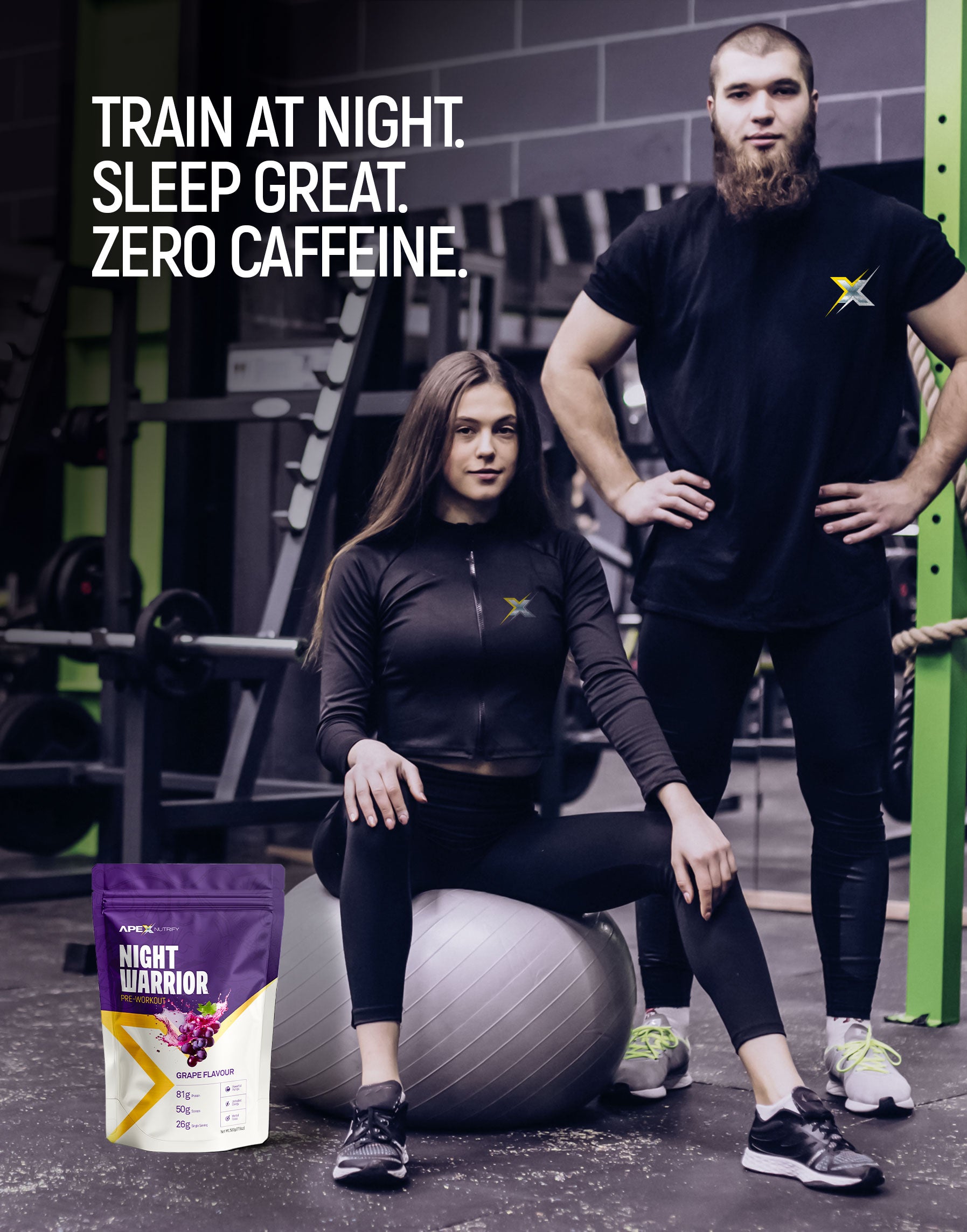 NIGHT WARRIOR CAFFEINE-FREE PRE-WORKOUT